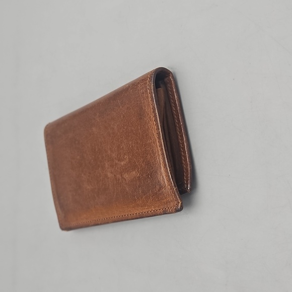 Vintage Coach Small Distressed Brown Wallet - Picture 4 of 10